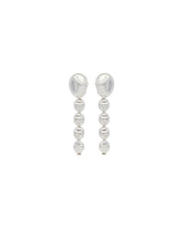 Silver Puerto Maxi Earrings | PDP | dAgency