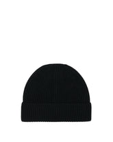 Black Cotton Beanie - Men's accessories | PLP | Antonia