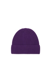 Purple Cotton Beanie - Men's accessories | PLP | Antonia