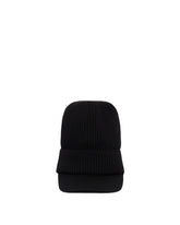 Black Beanie With Visor - Men's accessories | PLP | Antonia