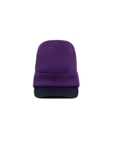 Purple Beanie With Visor | PDP | Antonia