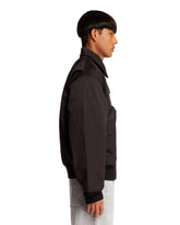 Black Blouson Padded Jacket | PDP | Antonia