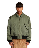 Green Blouson Padded Jacket - SPIEWAK MEN | PLP | Antonia