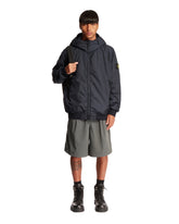 Blue Padded Hooded Jacket - Men's clothing | PLP | dAgency