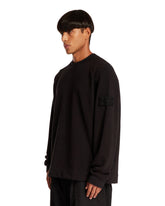 Black Crewneck Ghost Sweatshirt | PDP | Antonia