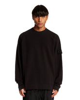 Black Crewneck Ghost Sweatshirt - Men's sweatshirts | PLP | Antonia