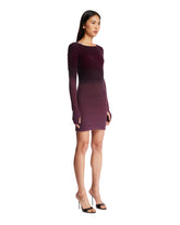 Purple Ribbed Mini Dress | PDP | dAgency