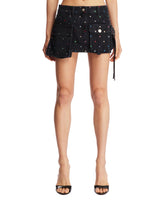 Fay Black Studded Mini-skirt - the attico women | PLP | dAgency