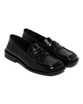 Black Leather Loafers - the attico women | PLP | dAgency