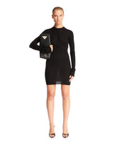 Black Mini Cashmere Dress - THE ATTICO | PLP | Antonia