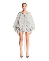 Gray Hooded Sweatshirt - THE ATTICO | PLP | Antonia