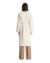 Ivory Wool Robe Coat | PDP | Antonia