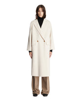 White Double-Breasted Coat - THE LOOM WOMEN | PLP | Antonia