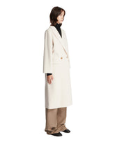 White Double-Breasted Coat | PDP | Antonia