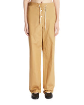 Beige Bonnette Trousers - the row women | PLP | Antonia