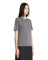 Gray Wool T-Shirt | PDP | Antonia