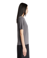 Gray Wool T-Shirt | PDP | Antonia