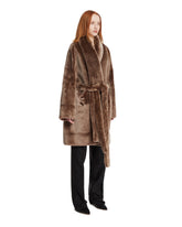 Brown Shearling Coat | PDP | Antonia