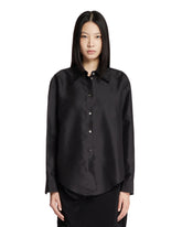 Black Silk Shirt - the row women | PLP | Antonia