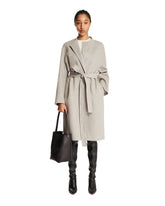 Gray Cashmere Coat - the row women | PLP | Antonia