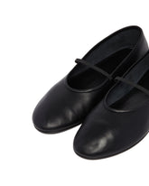 Black Elastic Ballet Flats | PDP | Antonia