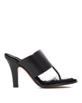 Black Signum Leather Sandals - Women's shoes | PLP | Antonia