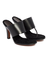 Black Signum Leather Sandals - Women's shoes | PLP | Antonia