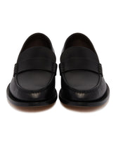 Black Novus Leather Loafers | PDP | Antonia