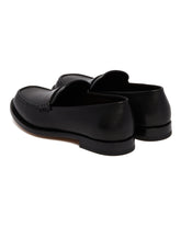 Black Novus Leather Loafers | PDP | Antonia