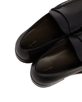 Black Novus Leather Loafers | PDP | Antonia