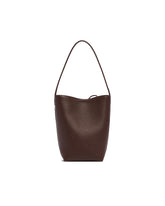 Brown Small N/S Park Tote Bag | PDP | Antonia