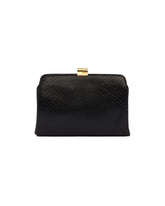 Clutch Amazon Nera In Pelle | PDP | Antonia