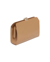 Clutch Amazon Beige In Pelle | PDP | Antonia