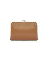 Clutch Amazon Beige In Pelle | PDP | Antonia