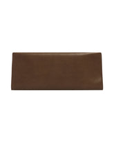 Brown Leather Flat Clutch | PDP | Antonia