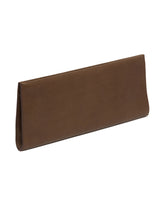 Brown Leather Flat Clutch | PDP | Antonia