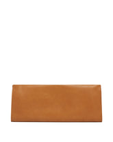 Brown Leather Flat Clutch | PDP | Antonia