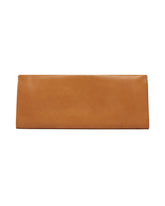 Beige Leather Flat Clutch | PDP | Antonia