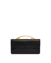 Black Nia Bag with Structured Handle - the row women | PLP | Antonia