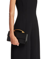 Black Nia Bag with Structured Handle - the row women | PLP | Antonia