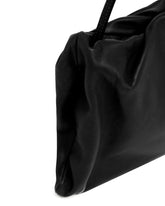 Black XL Bourse Leather Bag | PDP | Antonia