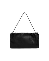 Black XL Bourse Leather Bag | PDP | Antonia