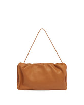 Brown XL Bourse Leather Bag - the row women | PLP | Antonia