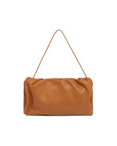 Brown XL Bourse Leather Bag | PDP | Antonia