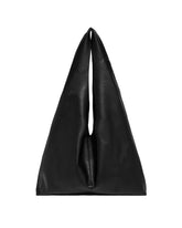 New Bindle Black Leather Bag - the row women | PLP | Antonia