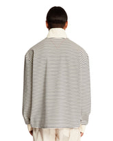 White Crest Striped Sweater | PDP | Antonia