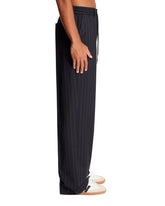 Blue Striped Wool Pants | PDP | Antonia