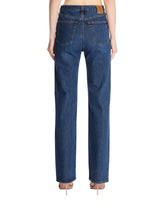 Blue Straight-Leg Jeans | PDP | Antonia