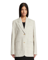 Gray Single-Breasted Blazer - Women's jackets | PLP | Antonia