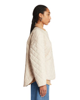 Beige Quilted Jacket | PDP | Antonia